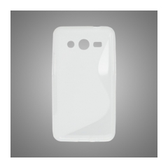 Gumené puzdro Samsung Galaxy Core 2  transparentné