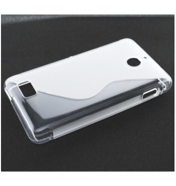 Puzdro gumené Sony Xperia E1  transparentné