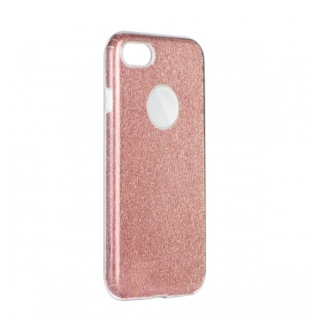 Forcell SHINING - puzdro pre Apple iPhone 5/5S/SE clear/pink