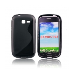 Puzdro gumené na Samsung S7390 Galaxy Trend Lit/Fresh čierne