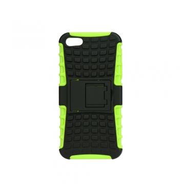 Puzdro PANZER iPhone 5/5S black-green
