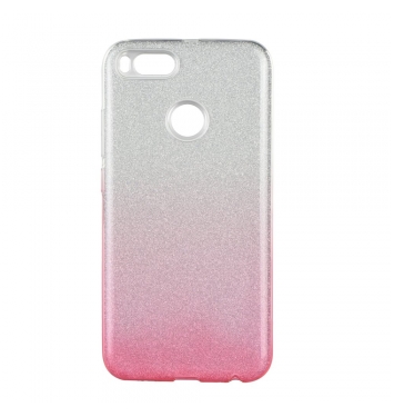 Forcell SHINING - puzdro pre XIAOMI Redmi 5X/A1 clear/pink
