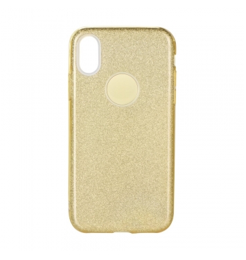 Forcell SHINING - puzdro pre Apple iPhone X gold