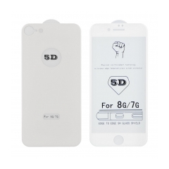 5D Full Glue Temperované ochranné sklo pre Apple iPhone X ( front+back ) white