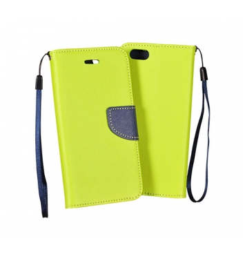 Puzdro Fancy SONY XPERIA E4G LIME-NAVY