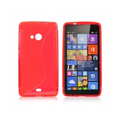Puzdro gumené S-CASE MICROSOFT Lumia 535 červené