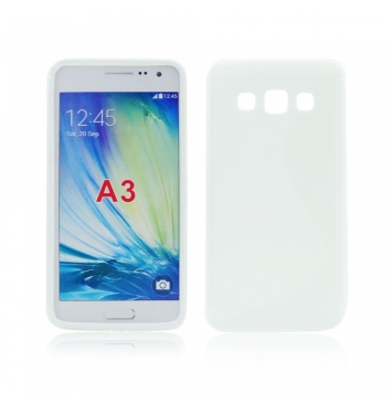 Puzdro gumené S-CASE Samsung Galaxy A3 biele
