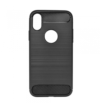 Forcell CARBON - puzdro pre Apple iPhone X black