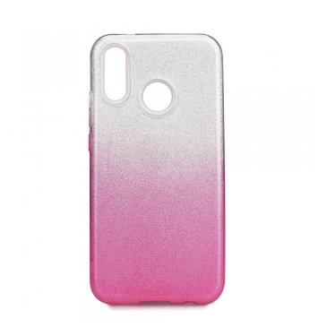 Forcell SHINING - puzdro pre Huawei P20 LITE clear/pink