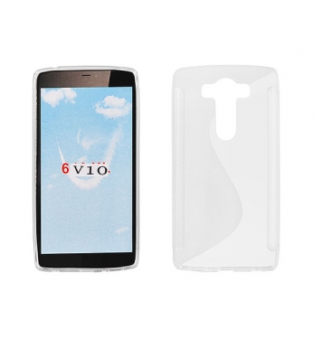 Puzdro gumené S-CASE na LG V10 (H900) transparent