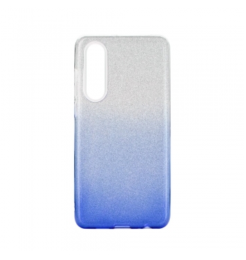 Forcell SHINING - puzdro pre Huawei P30 clear/blue