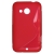 Puzdro gumené HTC Desire 200  červená