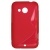Puzdro gumené HTC Desire 200  červená