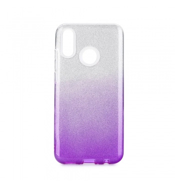 Forcell SHINING - puzdro na Huawei P SMART 2019 transparent/violet
