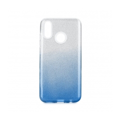 Forcell SHINING - puzdro na Huawei P SMART 2019 clear/blue