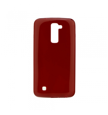 Puzdro gumené  Jelly Bright Ultra Slim 0 3mm - LG K8 bordové