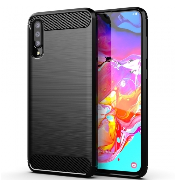 Forcell CARBON - puzdro na Samsung Galaxy A70 / A70s black