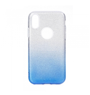 Forcell SHINING - puzdro pre Samsung Galaxy A40 clear/blue