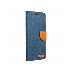 Canvas Book case for Samsung S20 Ultra navy blue