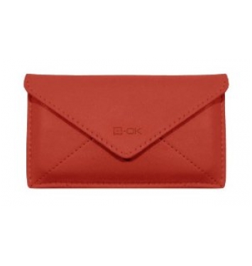 4-OK MAIL vsuvka červená velkosť Iphone  (peňaženka/kabelka)