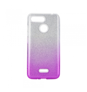 Forcell SHINING - puzdro pre for XIAOMI Redmi 8 / Redmi 8A clear/pink