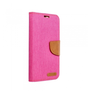 Canvas Book case for Samsung A51 pink