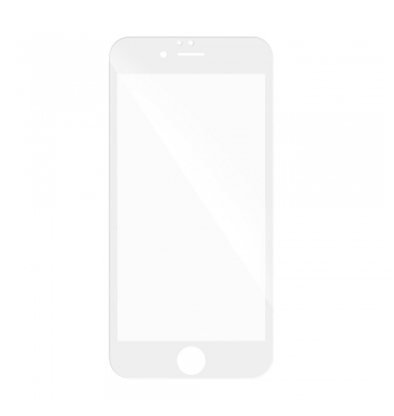 5D Full Glue Tempered Glass - pre Huawei Y5 2018 white