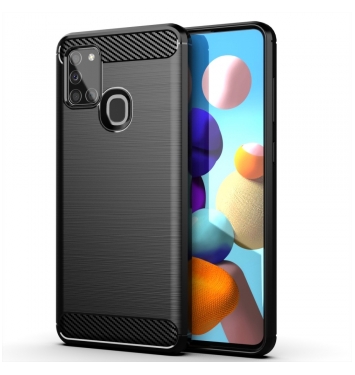 Forcell CARBON puzdro pre SAMSUNG Galaxy A21S black