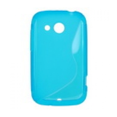 Puzdro gumené HTC Desire C  modrá
