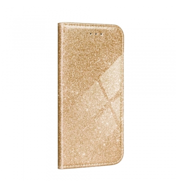 Forcell SHINING Book puzdro na  SAMSUNG S21 gold