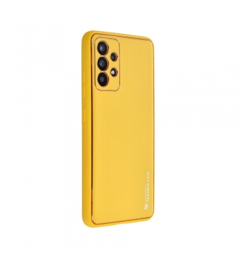Puzdro Forcell LEATHER na SAMSUNG Galaxy A32 4G yellow