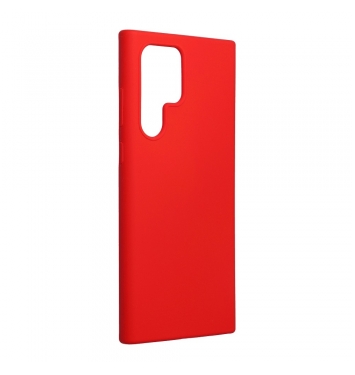 Puzdro Forcell Silicone na SAMSUNG Galaxy S22 Ultra red