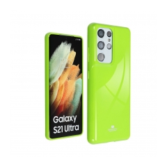 Puzdro Mercury Jelly na Samsung Galaxy S22 ULTRA lime