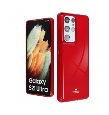 Puzdro Mercury Jelly na Samsung Galaxy S22 ULTRA red