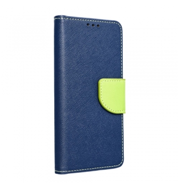 Fancy Book case for SAMSUNG A34 5G navy / lime