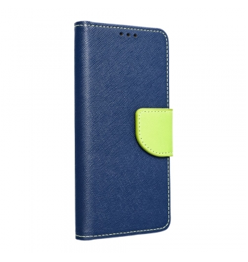 Fancy Book case for  XIAOMI Redmi NOTE 12 PRO 5G navy / lime