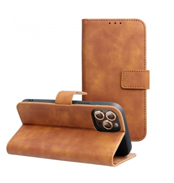 TENDER Book Case for XIAOMI Redmi NOTE 12 PRO Plus 5G brown