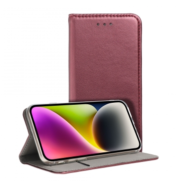 Smart Magneto book case for XIAOMI REDMI NOTE 12 PRO 5G burgundy