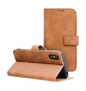 TENDER Book Case for XIAOMI Redmi 9AT / Redmi 9A brown