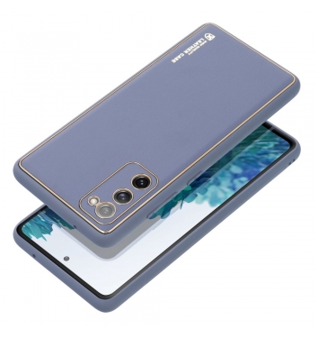 LEATHER Case for SAMSUNG Galaxy A34 5G blue
