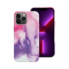 Leather Mag Cover for IPHONE 13 PRO MAX purple splash