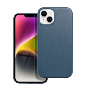 Leather Mag Cover for IPHONE 14 indigo blue