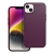 Leather Mag Cover for IPHONE 14 PLUS dark violet