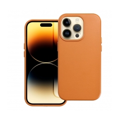 Leather Mag Cover for IPHONE 14 PRO orange