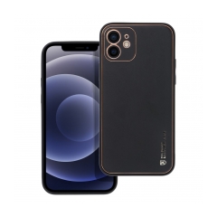 LEATHER Case for IPHONE 12 black