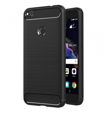 CARBON Case for HUAWEI P8 LITE 2017 / P9 LITE 2017 black