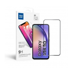 Tempered Glass Blue Star  - SAM A54 5G Full Face (full glue with frame/small size) - black Tempered Glass