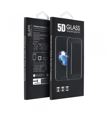 5D Full Glue Tempered Glass - for Samsung Galaxy A12 / M12 / F12 black