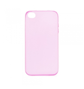 Silikónový 0,3mm zadný obal na Apple iPhone 4/4S pink