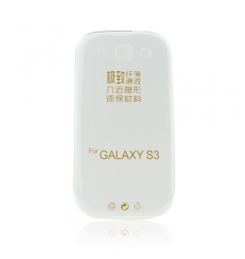 Silikónový 0,3mm zadný obal na Samsung i9300 Galaxy  S3 transparent